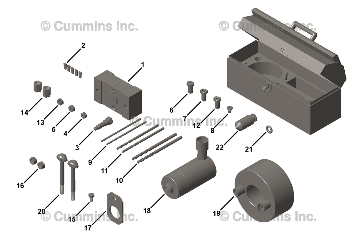 Cummins 2892359 Camshaft Gear Remover - Truck To Trailer