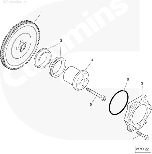 Cummins 3421227 Socket Head Cap Screw - Truck To Trailer