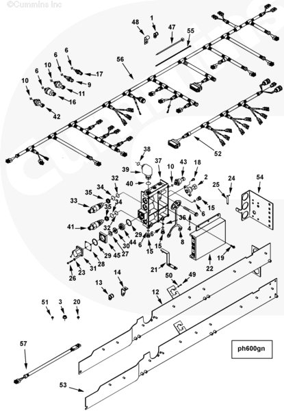 Cummins 3637450 Wiring Harness - Truck To Trailer