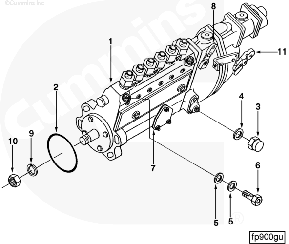 Cummins 3912645 Fuel Injection Pump - Truck To Trailer