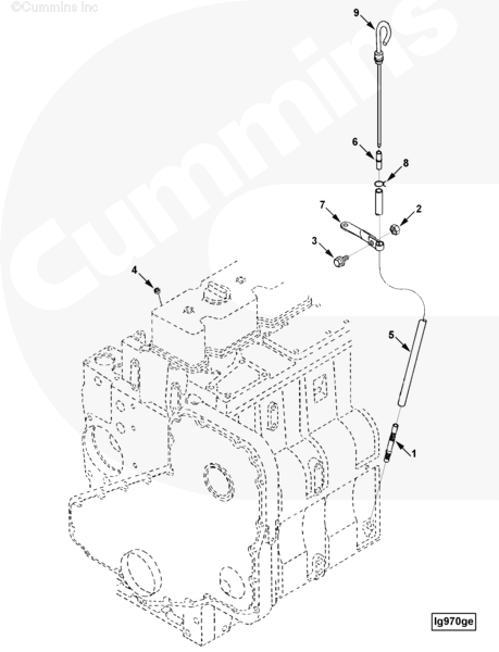 Cummins 3916548 Dipstick - Truck To Trailer