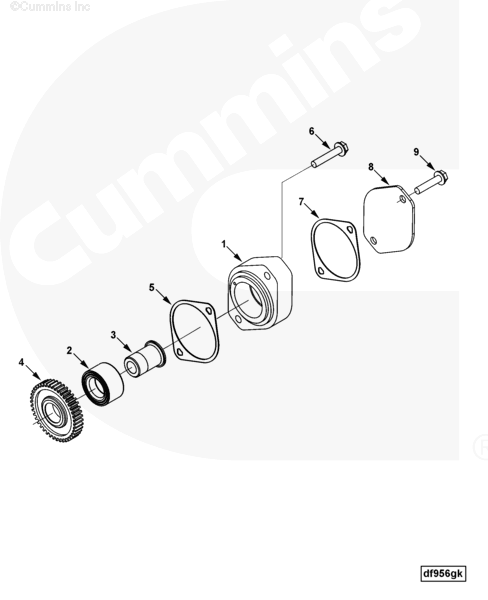 Cummins 3923239 Hydraulic Pump Adapter - Truck To Trailer