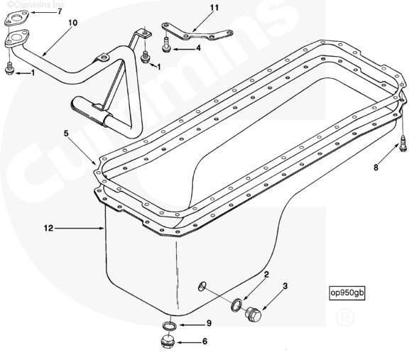 Cummins 3923429 Retaining Brace - Truck To Trailer