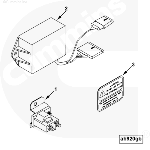 Cummins 3923980 Heater Control Module - Truck To Trailer