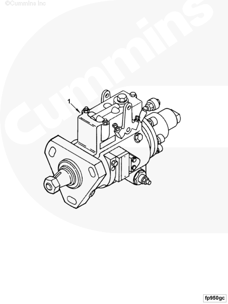 Cummins 3934413 Fuel Injection Pump - Truck To Trailer