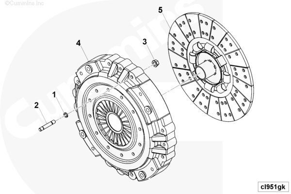 Cummins 3967122 Clutch Pressure Plate - Truck To Trailer