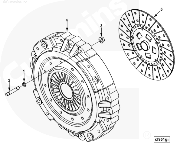 Cummins 3968253 Clutch Pressure Plate - Truck To Trailer