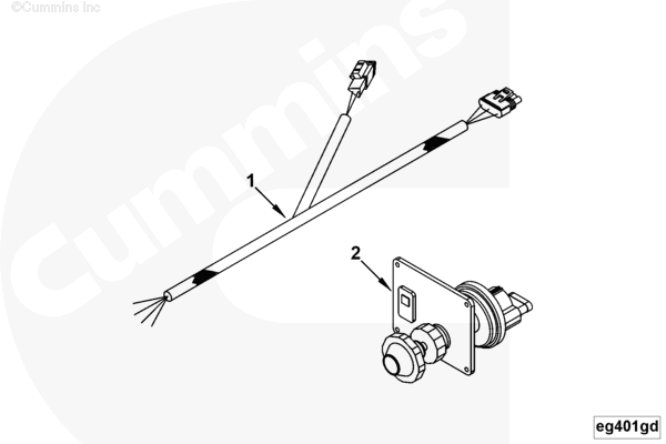 Cummins 3972474 Wiring Harness - Truck To Trailer