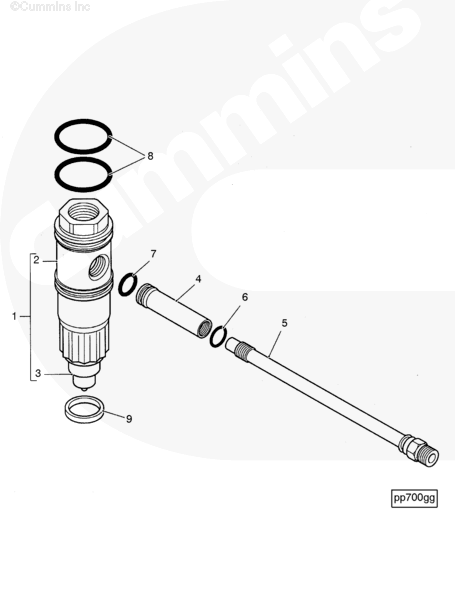 Cummins 4010970 Injector - Truck To Trailer