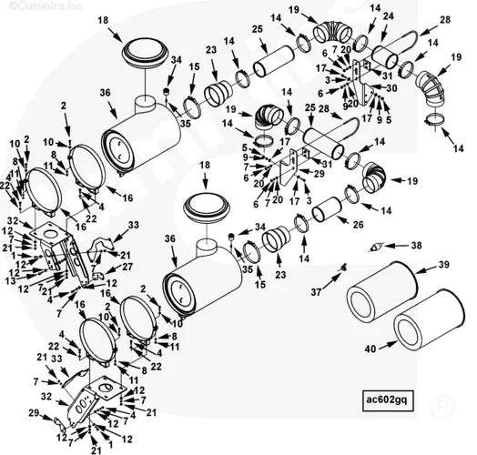 Cummins 4014107 Male Connector Truck To Trailer