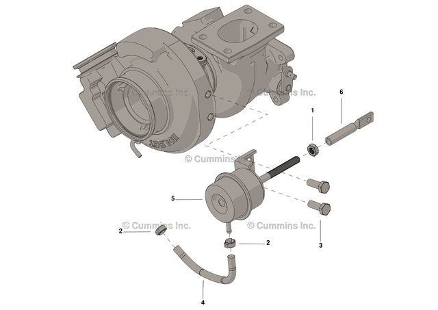 Cummins 4030847 Turbocharger Actuator Kit - Truck To Trailer