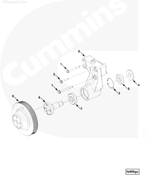 Cummins 4063881 Fan Pulley - Truck To Trailer