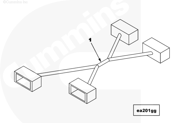 Cummins 4078746 Wiring Harness - Truck To Trailer