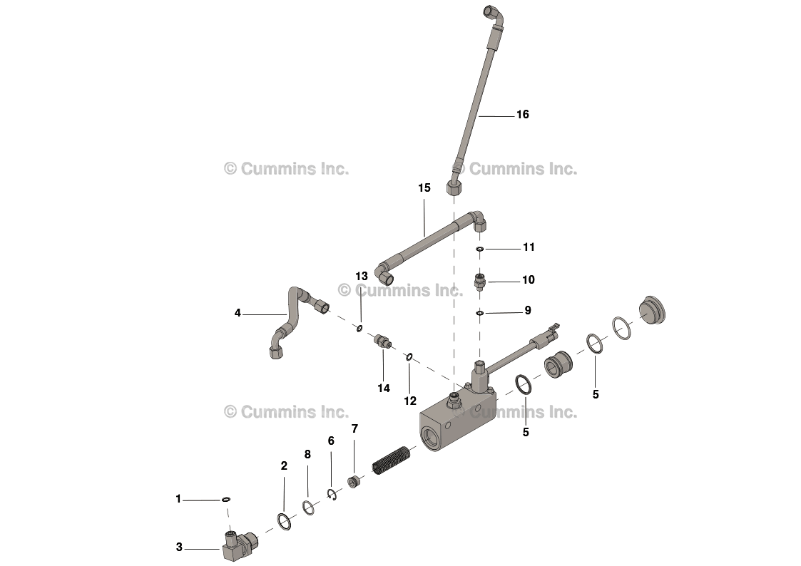 Cummins 4089448 Centinel Valve Kit - Truck To Trailer