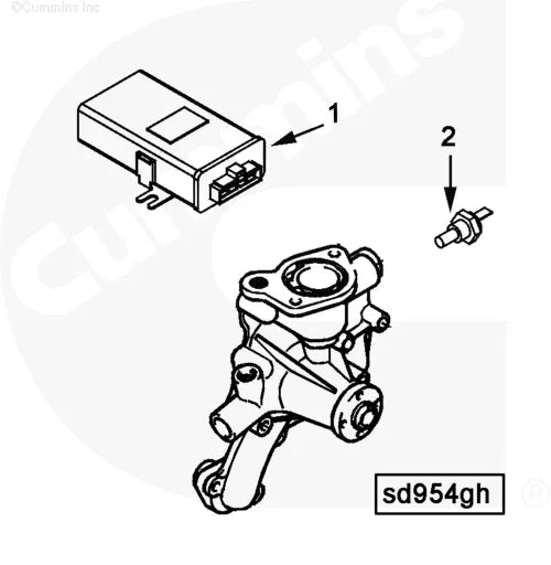 Cummins 4900785 Glow Plug Controller Truck To Trailer
