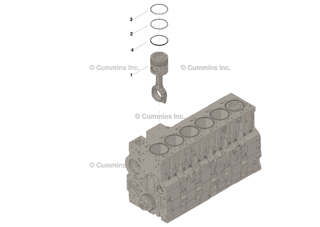 Cummins 4901342 Engine Piston - Truck To Trailer