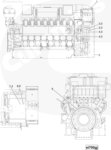 Cummins 4928598 Pressure Sensor - Truck To Trailer