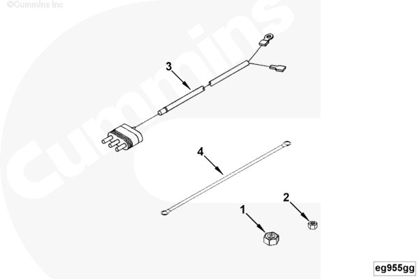 Cummins 4936949 Wiring Harness - Truck To Trailer