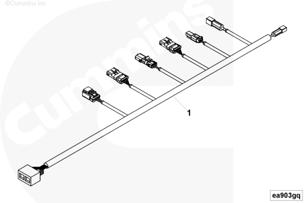 Cummins 4939857 Wiring Harness - Truck To Trailer