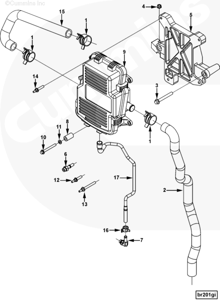 Cummins 4949673 Adapter Connection - Truck To Trailer