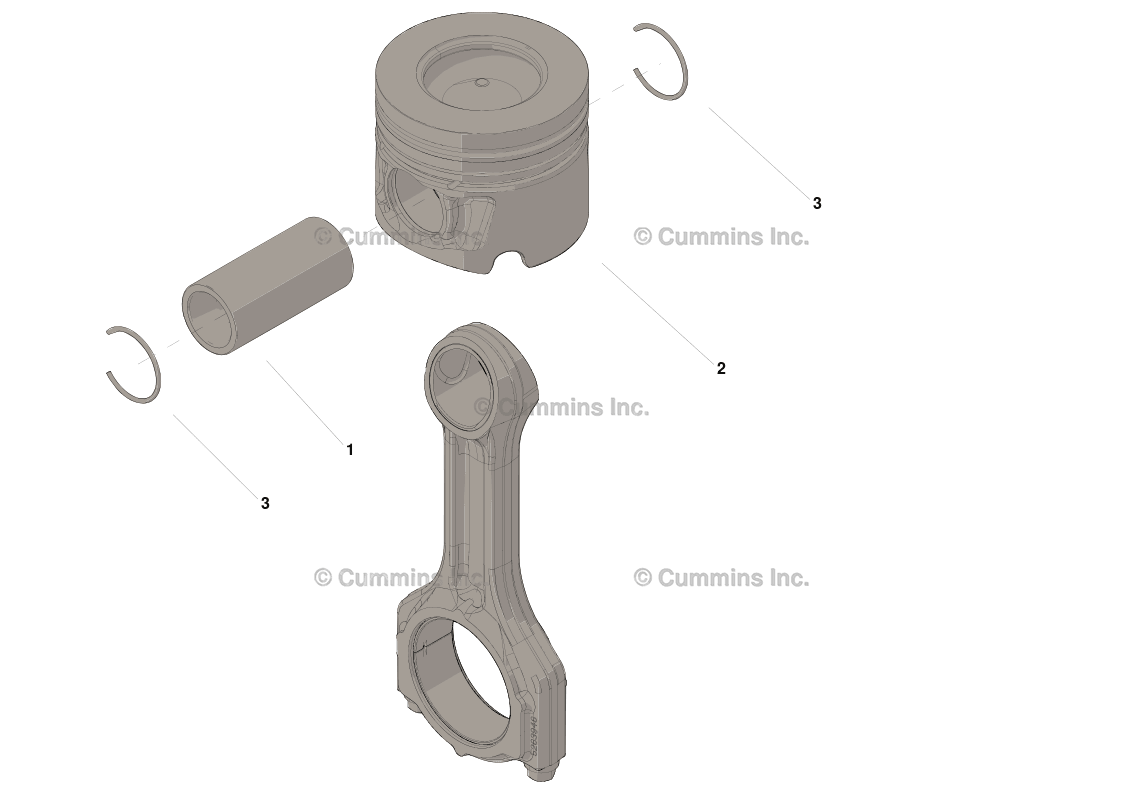 Cummins 4955782 Engine Piston Kit – Truck To Trailer