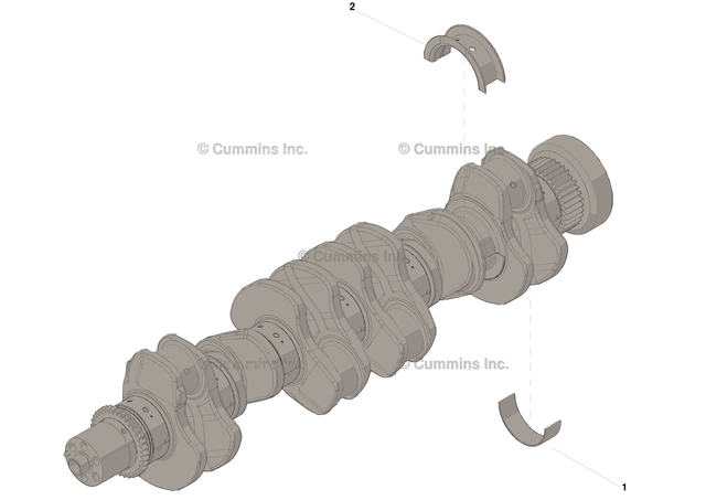 Cummins 4955869 Crankshaft Thrust Bearing - Truck To Trailer