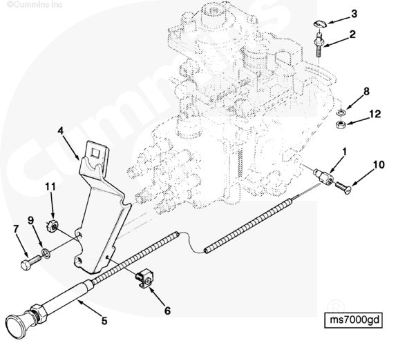 Cummins C0152026600 Cable Terminal - Truck To Trailer