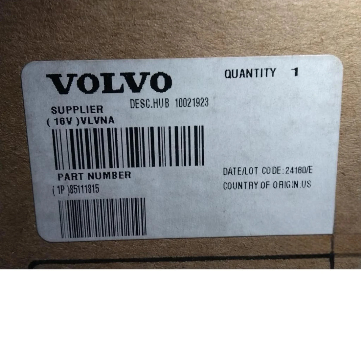 85111815 Genuine Mack Fan Hub - Truck To Trailer