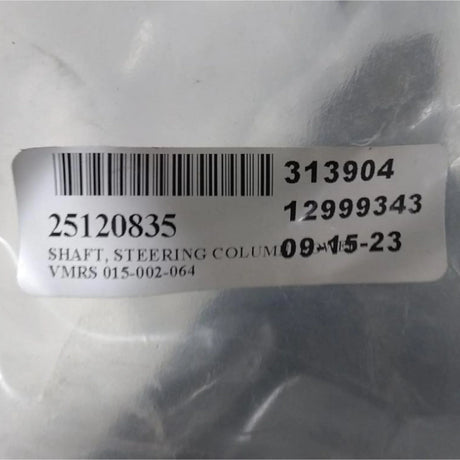 25120835 Genuine Mack Steering Shaft - Truck To Trailer