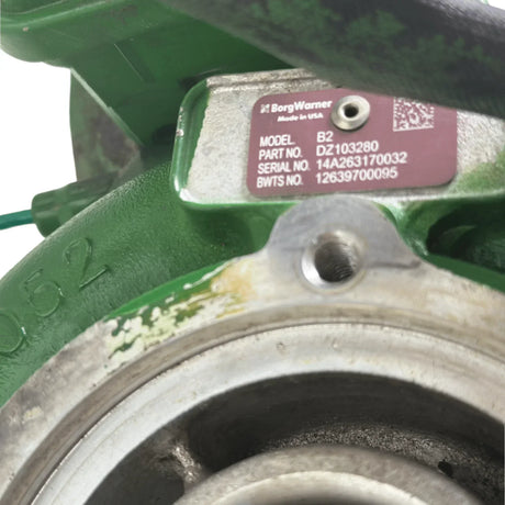 DZ100203 Genuine John Deere Turbocharger With Actuator - Truck To Trailer