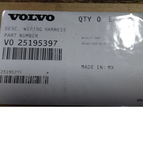 25195397 Genuine Mack Wiring Harness - Truck To Trailer