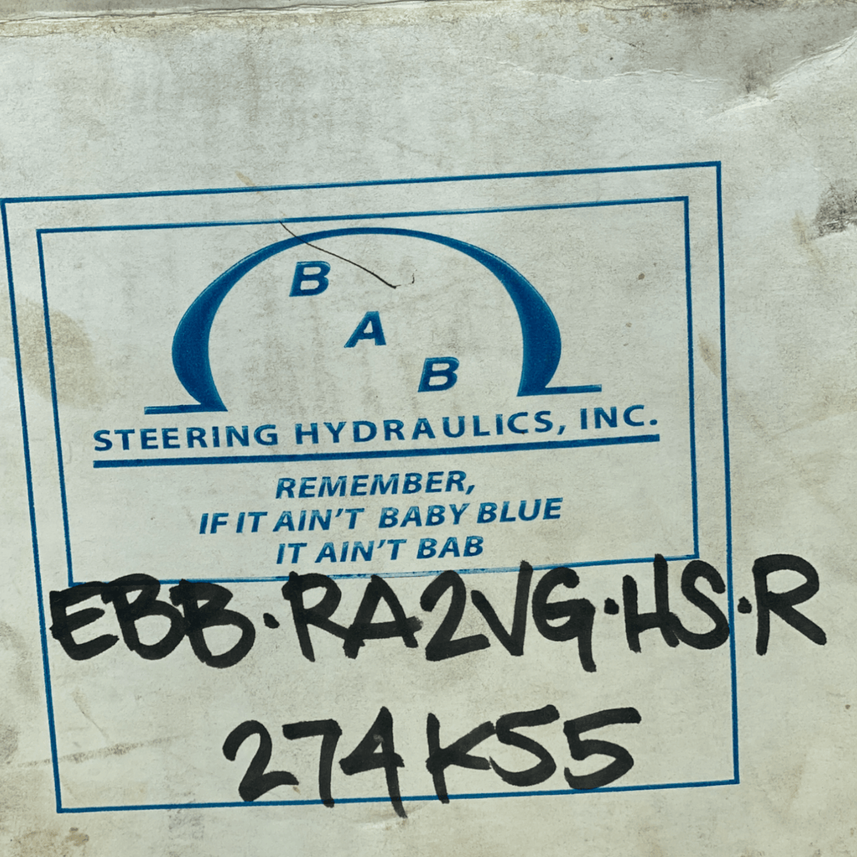 EBB-RA2VG-HS-R BAB Steering Hydraulic Pump.