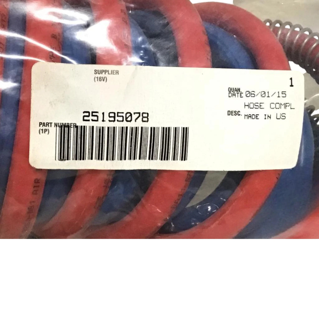 25195078 Genuine Volvo Hose - Truck To Trailer