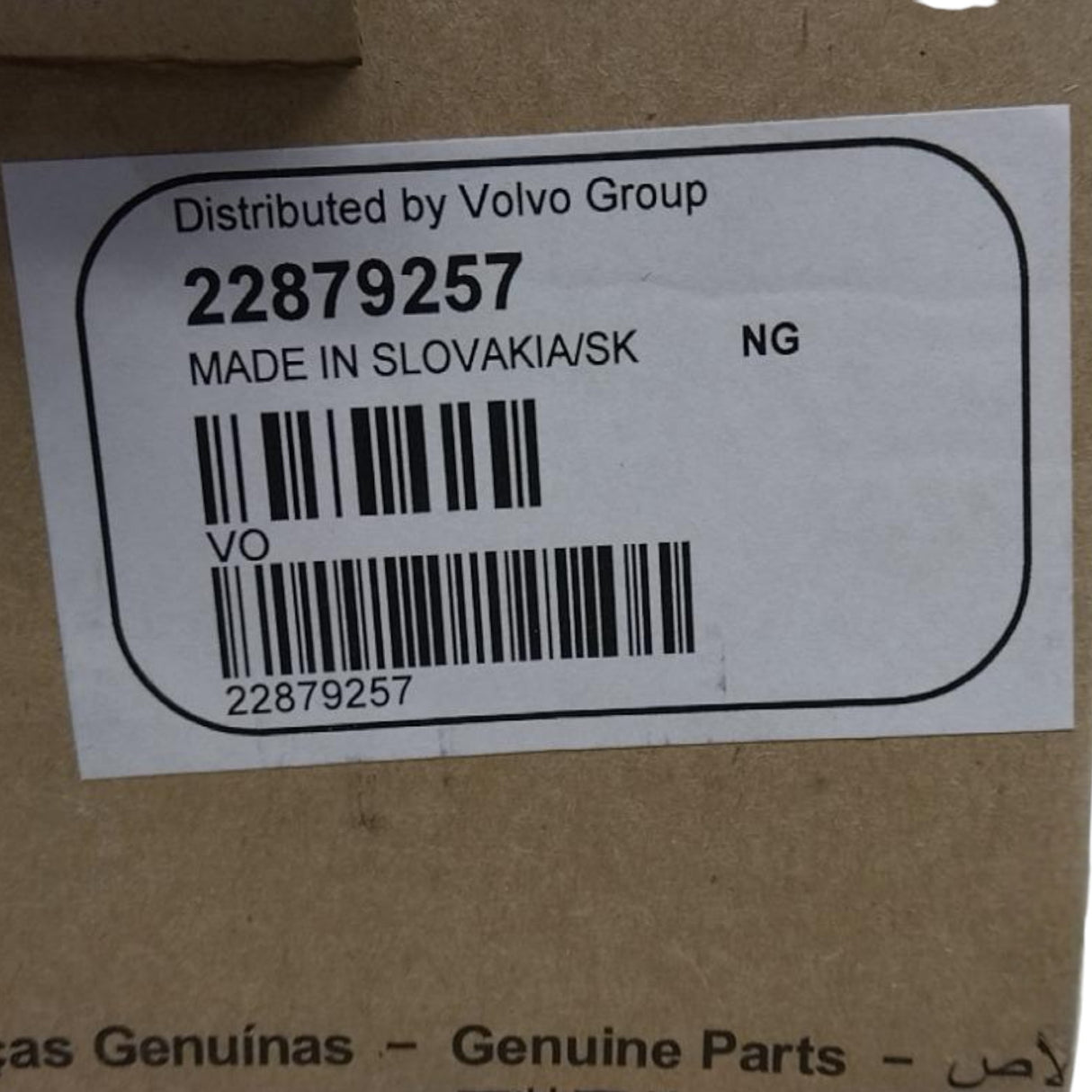 23289186 Genuine Volvo Camshaft And Bearing Kit