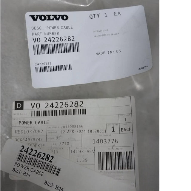 24226282 Genuine Mack Power Cable - Truck To Trailer