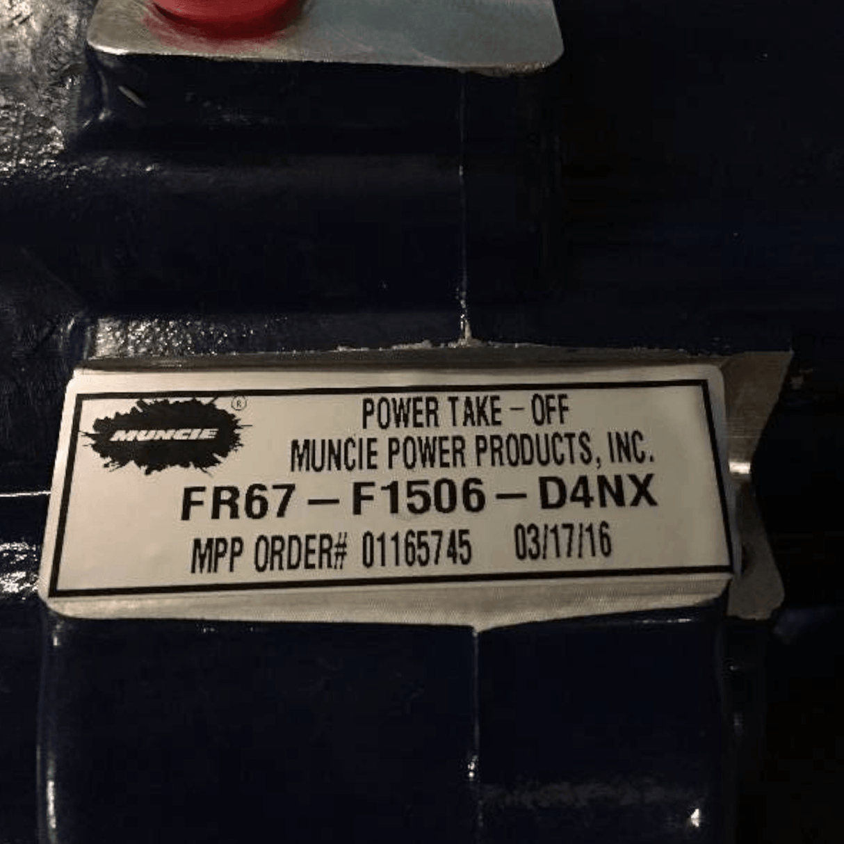 Fr67-F1506-D4Nx Oem Muncie Torqshift Automatic Muncie Pto Fr67F1506D4Nx For Ford.
