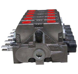 H1222-3875 Parker 5 Spool V20P Gresen Directional Hydraulic Control Valve - Truck To Trailer