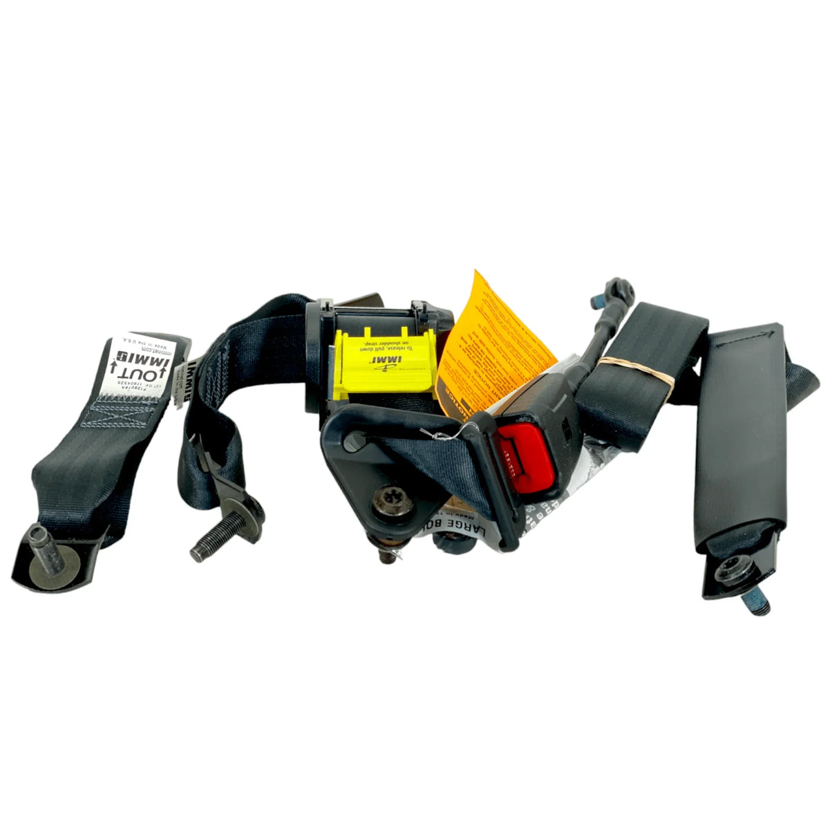 Imm F126078 Genuine Immi Seat Belt M2 Air Black Truck To Trailer