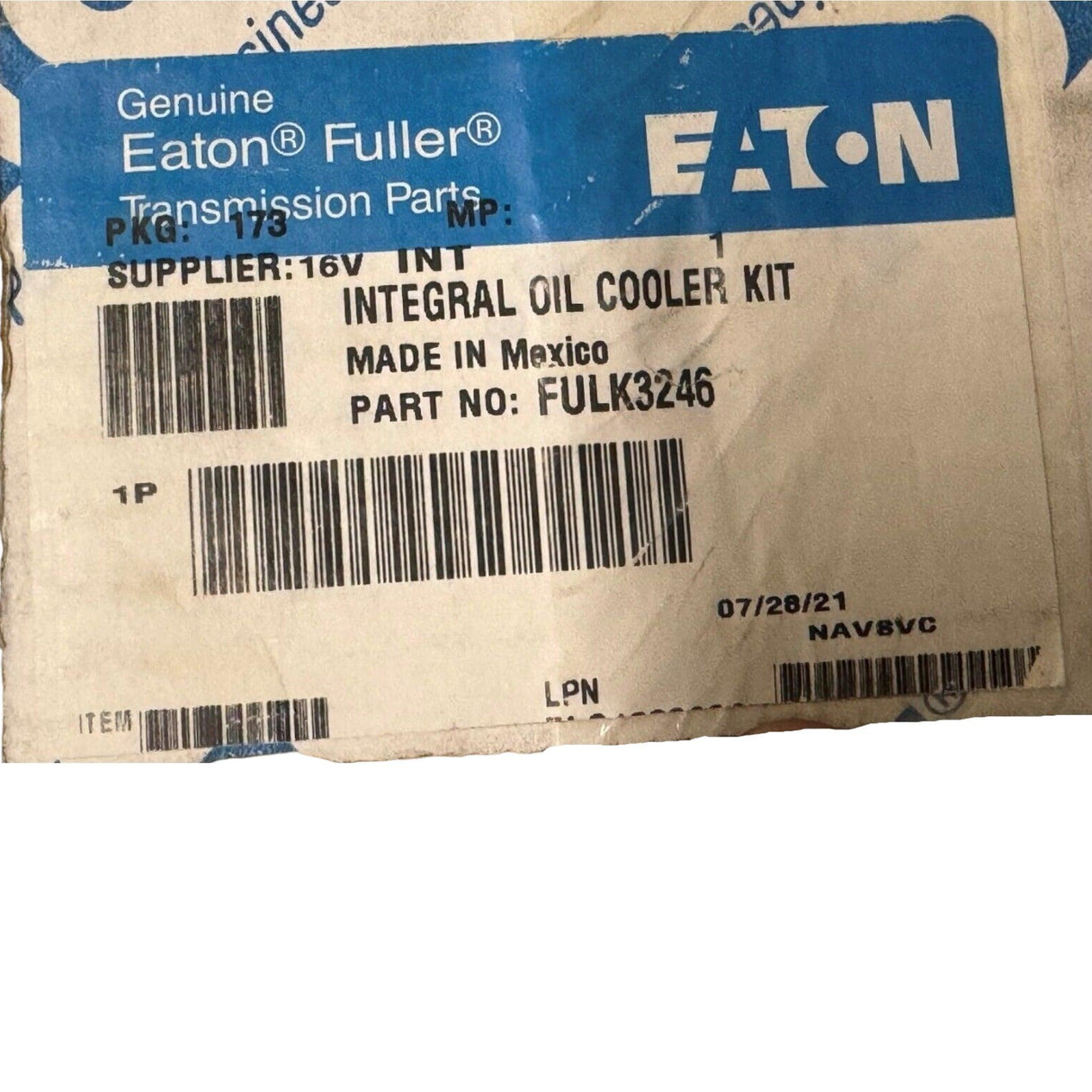 K3246 Genuine Eaton Integral Oil Cooler - Truck To Trailer