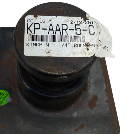 KP-AAR-5-C Genuine SAF Holland Cruciform Series Kingpin Bolster Plate.