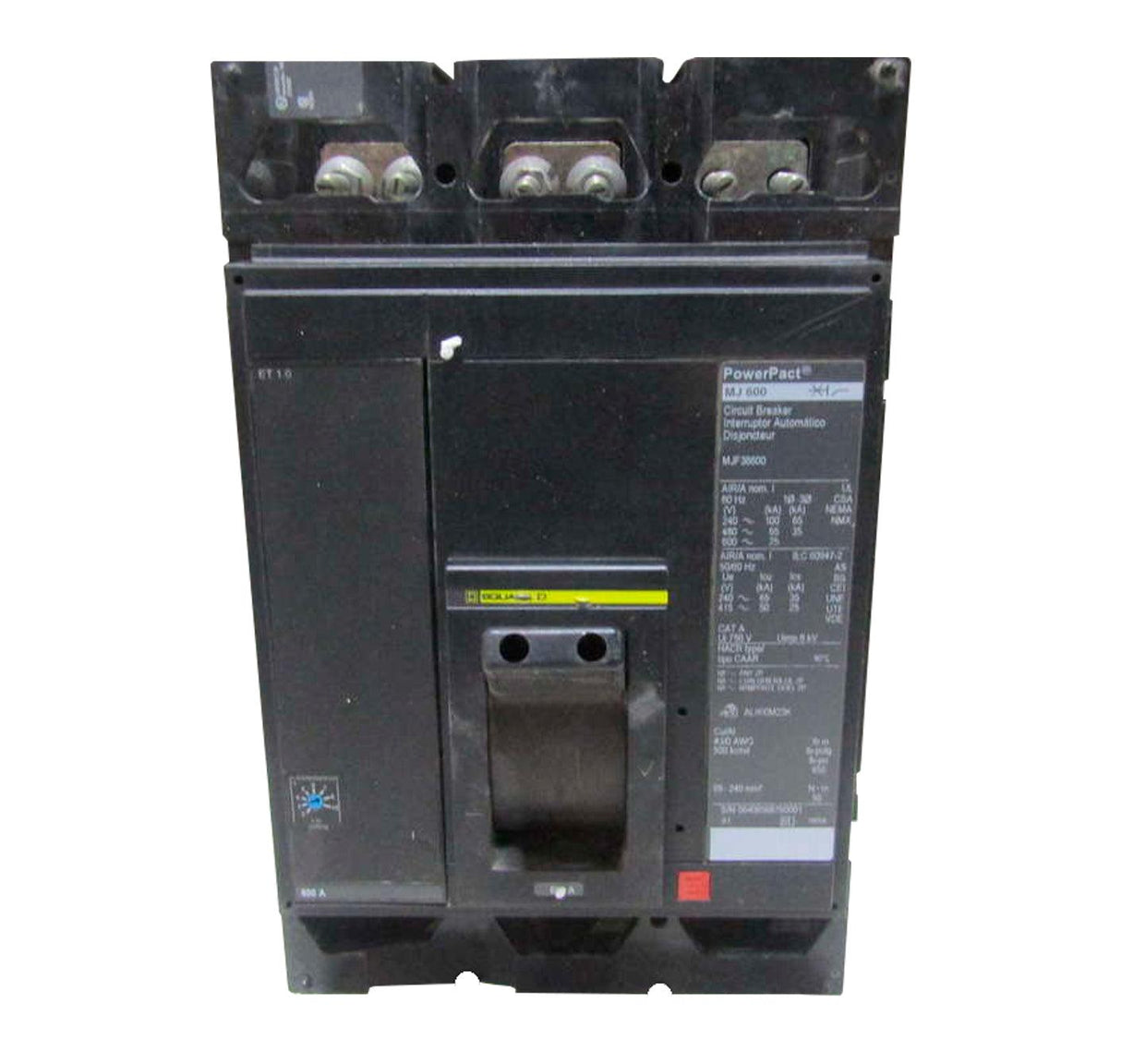 MJF36600 Genuine PowerPact Main Circuit Breaker MJ600 - Truck To Trailer