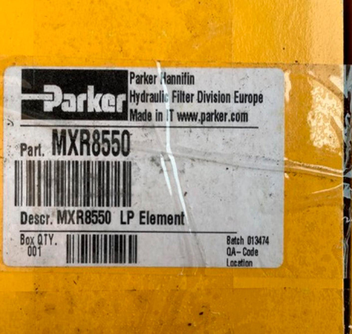 MXR8550 Genuine Parker Hydraulic Filter Element - Truck To Trailer