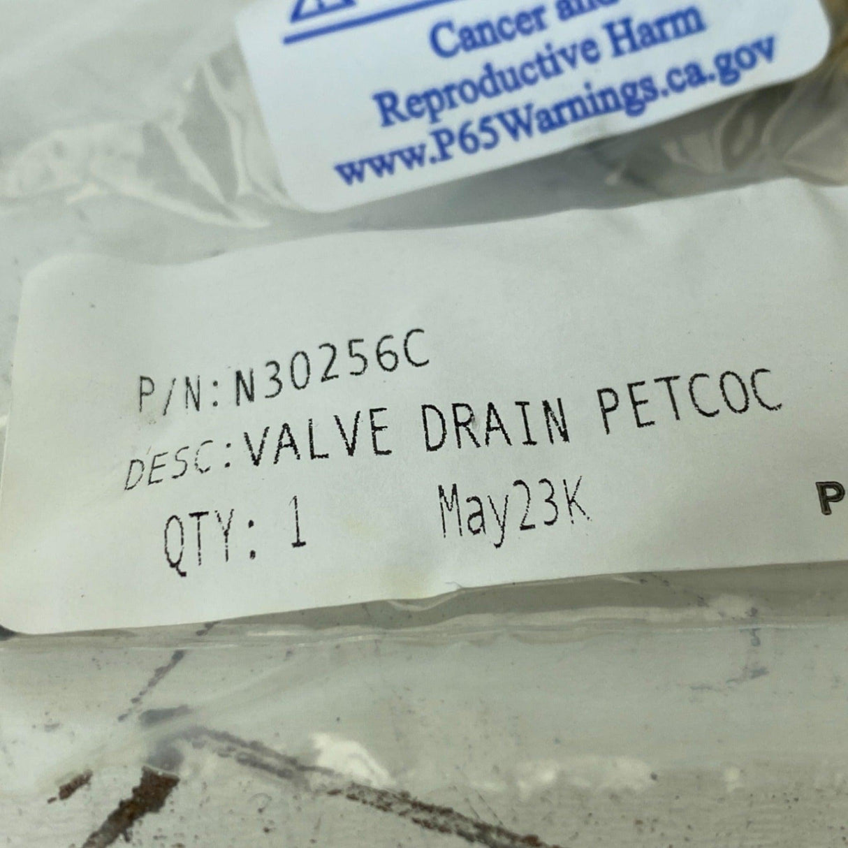 N30256C Genuine Haldex Drain Petcock Valve - Truck To Trailer