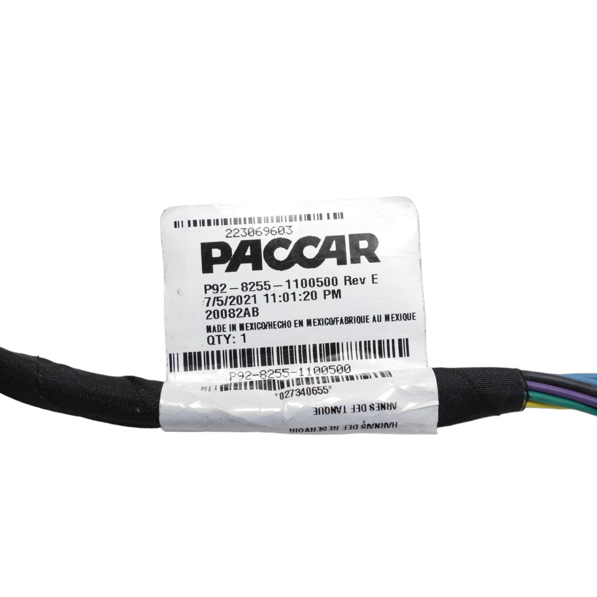 P92-8255-1100500 Genuine Paccar DEF Tank Harness.