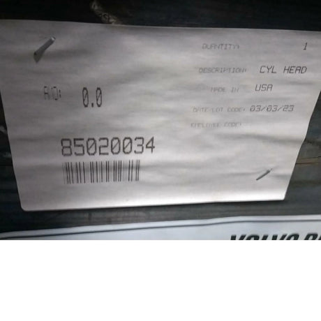 85020034 Genuine Mack Cylinder Head - Truck To Trailer