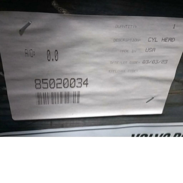 85020034 Genuine Mack Cylinder Head - Truck To Trailer