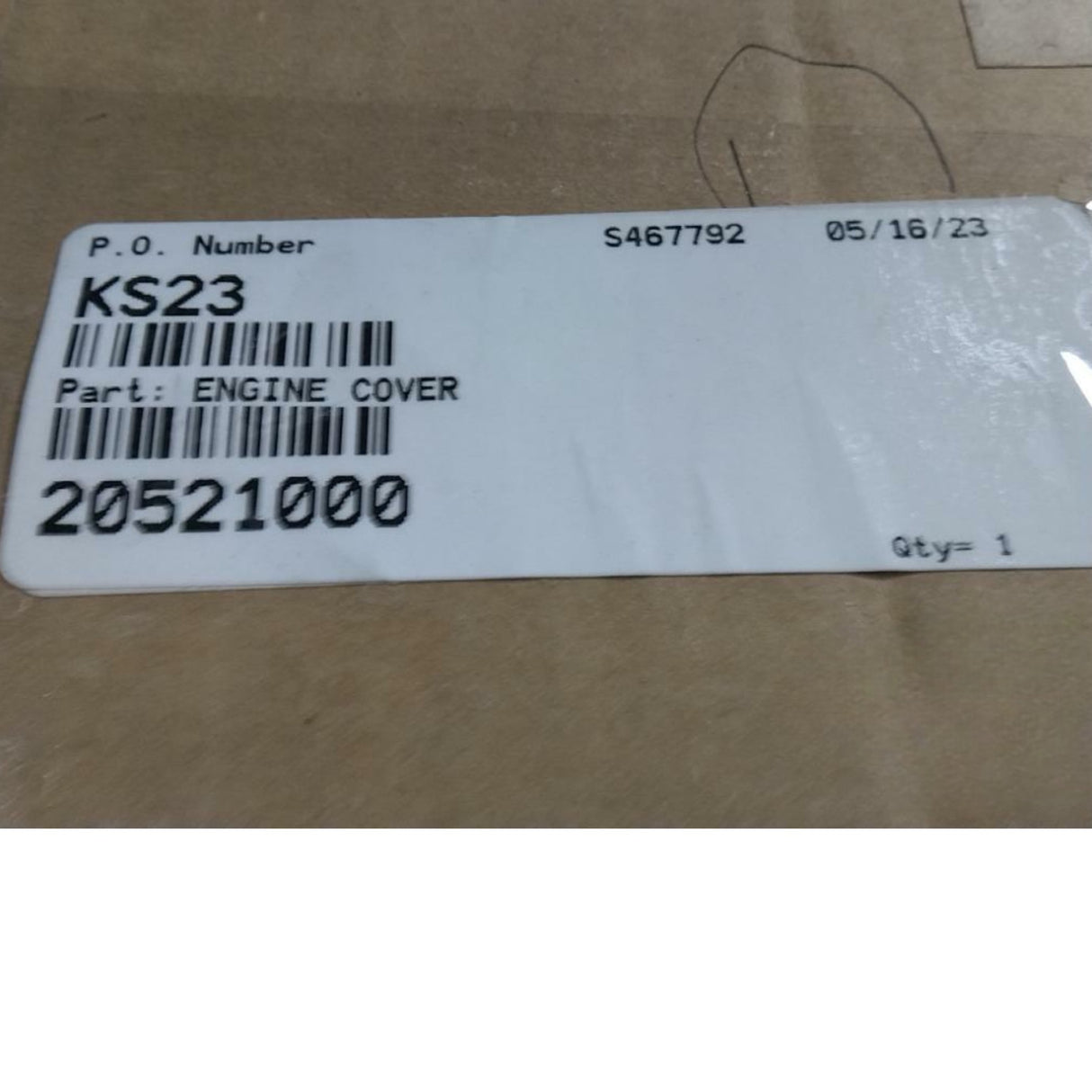 20521000 Genuine Volvo Engine Cover