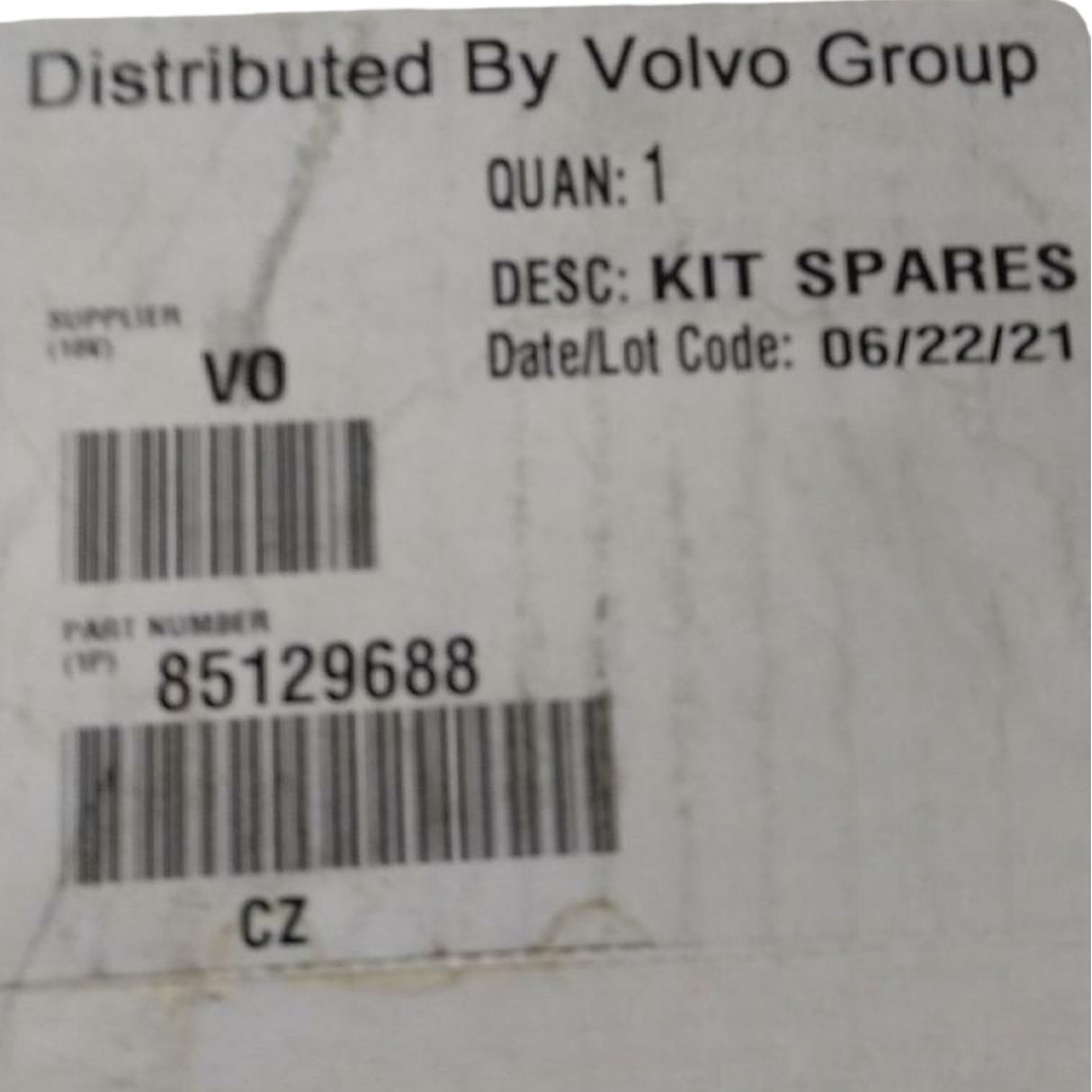 85129688 Genuine Volvo Air Dryer Kit