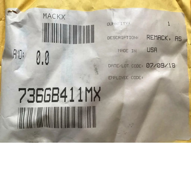 736GB411MX Genuine Mack Aset-Сegr Nozzle - Truck To Trailer