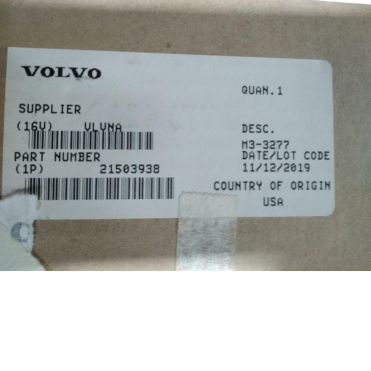 21503938 Genuine Mack Injector